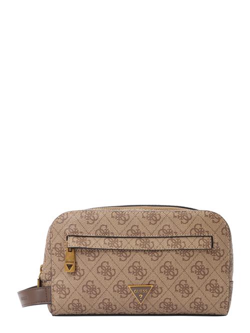 GUESS Toilettaske 'MILANO'  beige / mørkebeige