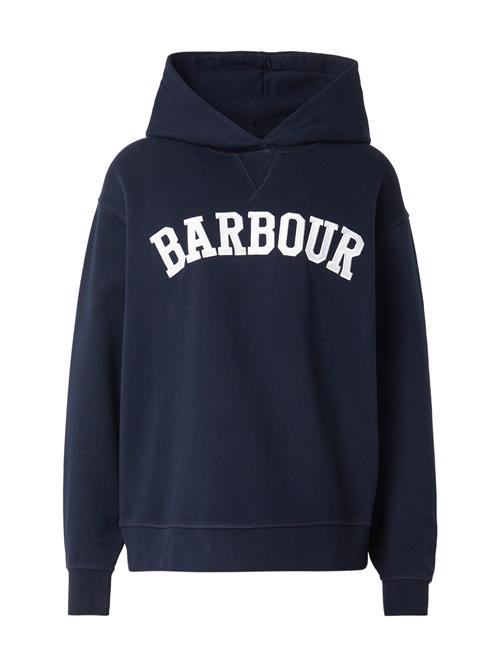 Barbour Sweatshirt  navy / hvid