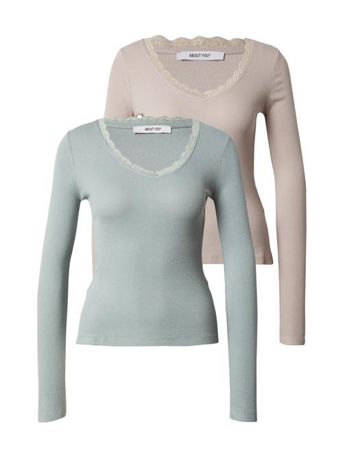 ABOUT YOU Shirts 'Line'  beige / mint