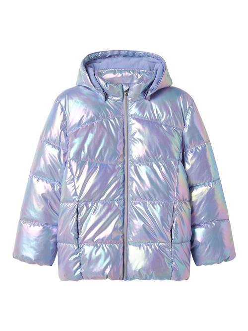 Se NAME IT Shiny Puffer Jakke Molina Pastel Lilac hos SmartKidz
