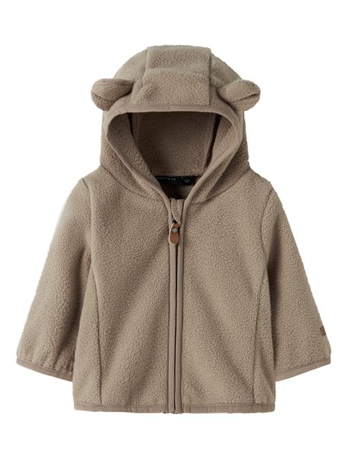 NAME IT Fleece Jakke Meeko Timber Wolf
