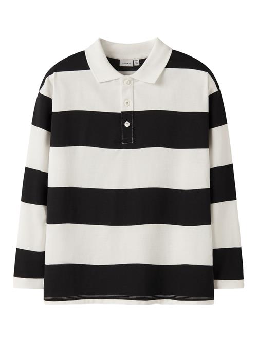 NAME IT Polo Bluse Nutiva Cloud Dancer Black