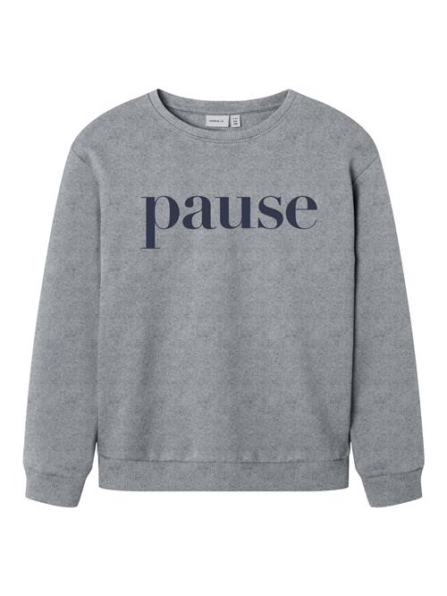 Se NAME IT Sweatshirt Nello Grey Melange hos SmartKidz