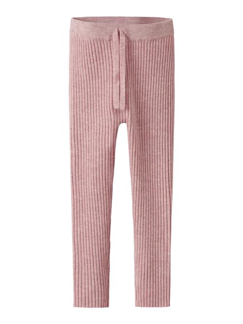 Se NAME IT Strik Leggings Nalia Burnished Lilac hos SmartKidz