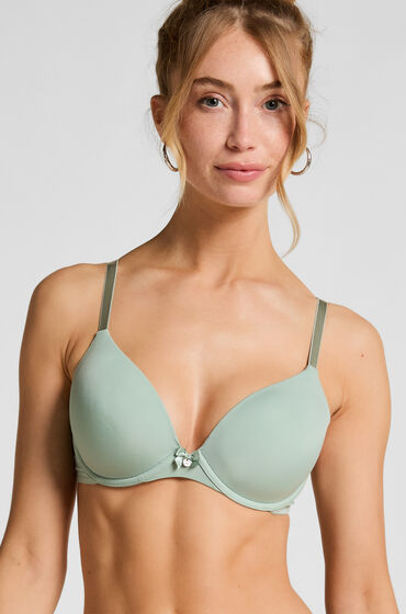 Hunkemöller Formstøbt bøjle-bh Plunge grøn