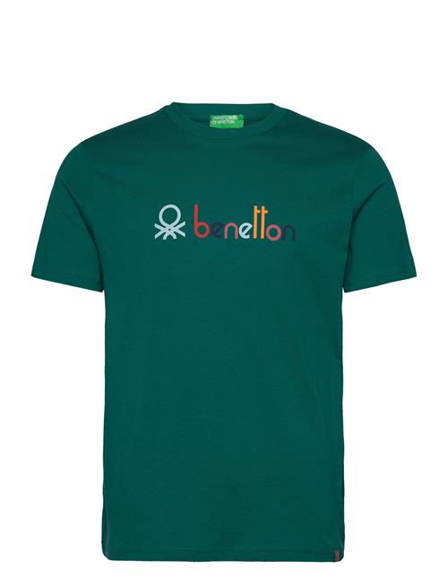 Se T-Shirt United Colors Of Benetton Green ved Booztlet