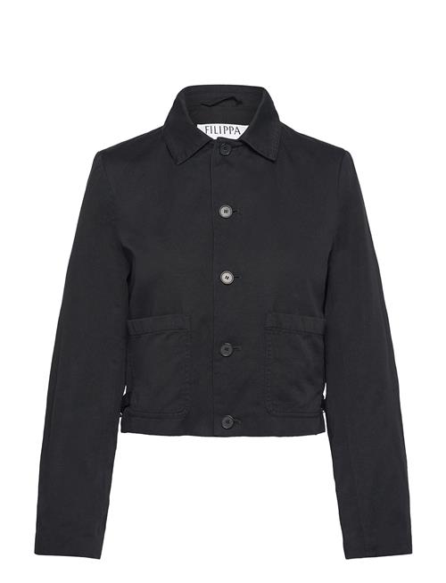 Patch Pocket Cotton Linen Jack Filippa K Black