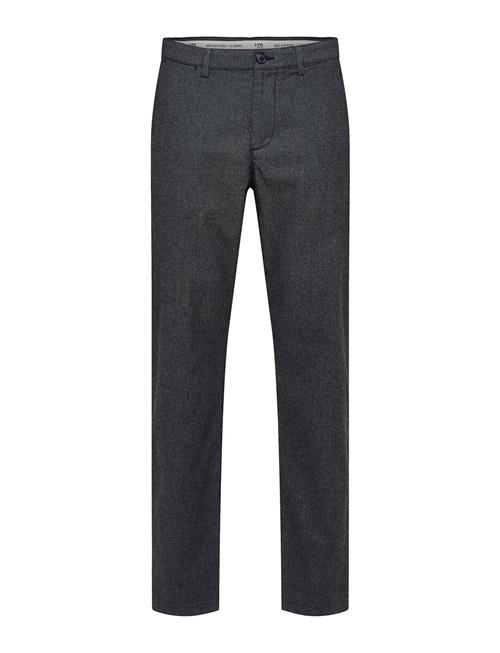Slh175-Slim Miles Brushed Pant W Noos Selected Grey