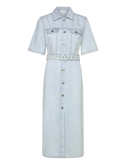 Eudora Denim Midi Dress Malina Blue