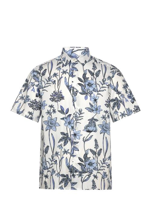 Se Slhreg-Ethan Aop Ss Shirt Selected White ved Booztlet