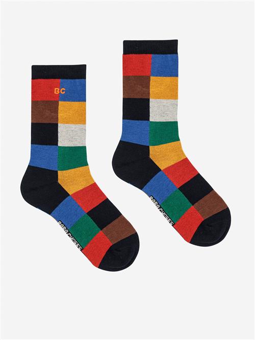 Bobo Choses Multicolor Tiles Lange Sokker Multicolor  Multicolor 26-28 EU  Grøn  26-28 EU  mand