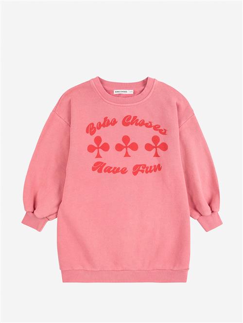 Bobo Choses Have Fun Sweatshirt-kjole Pink  Pink 12-13 Years  Lyserød  12-13 år  kvinde