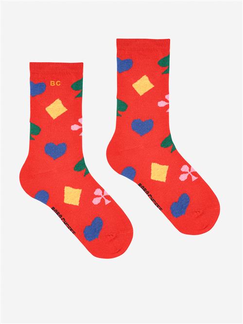Bobo Choses Bobo Choses Joker Lange Sokker Red  Red 35-37 EU  Rød  35-37 EU  mand