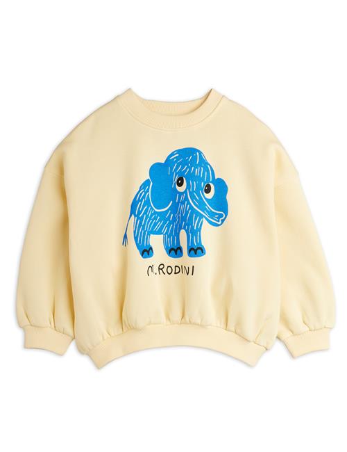 Mini Rodini GOTS Mammoth Sweatshirt  Offwhite 104/110 cm  Hvid  104/110 cm  mand