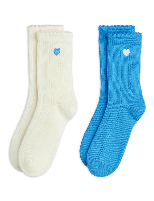 Mini Rodini Pointelle 2-pak Sokker Multi  Multi 28-31 EU  Hvid  28-31 EU  kvinde