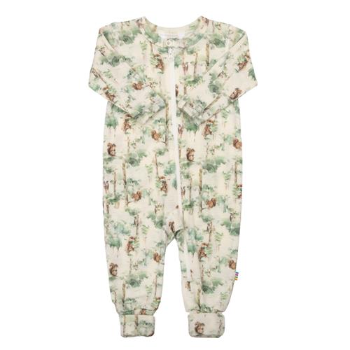 Joha Uld Onesie Med 2-i-1-fod Off White  Off white-50 cm Wool Hvid  50 cm  Unisex