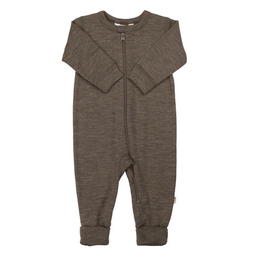 Joha Jumpsuit Brown Melange  Brown Melange-90 cm Wool Brun  90 cm  Unisex