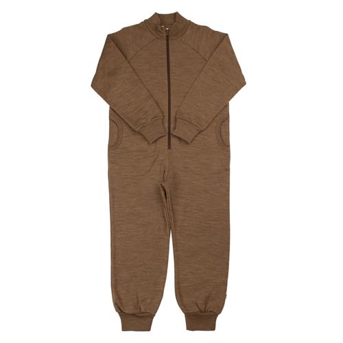 Joha Jumpsuit Warm Brown  Warm brown-80 cm Wool Brun  80 cm  Unisex