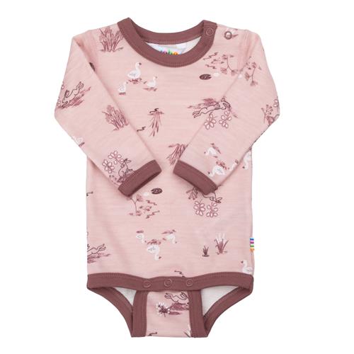Joha Uldbaby Body Light Pink  Light Pink-90 cm Wool Lyserød  90 cm  kvinde