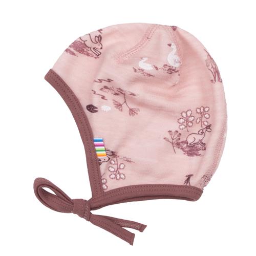Joha Babyhue I Enkelt Lag Uld Light Pink  Light Pink-48 cm Wool Lyserød  48 cm  kvinde