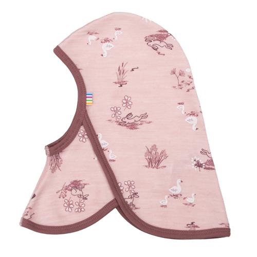 Joha Balaclava I Enkelt Lag Af Uld Light Pink  Light Pink-45 cm Wool Lyserød  45 cm  kvinde