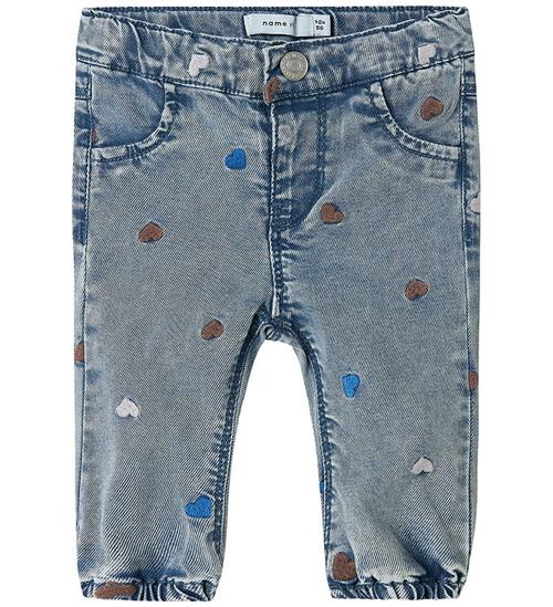 Name It Jeans - NbfRose - Light Blue Denim/Heart Emb