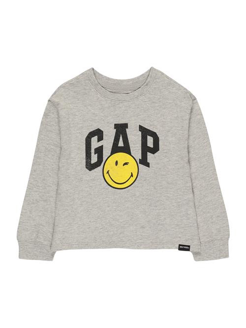GAP Sweatshirt 'SMILEY50'  gul / grå-meleret / sort