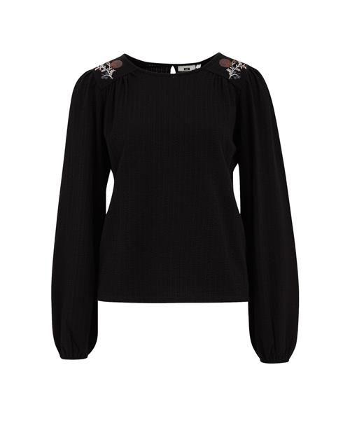 WE Fashion Bluse  sort / hvid