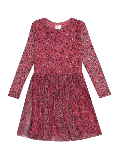 s.Oliver Kjole  himmelblå / lysegul / pink / sort