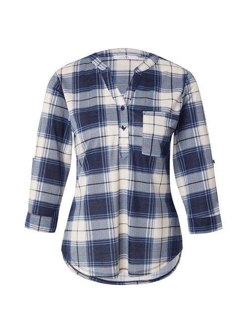 Hailys Bluse 'Di44nara'  beige / navy / sort / hvid