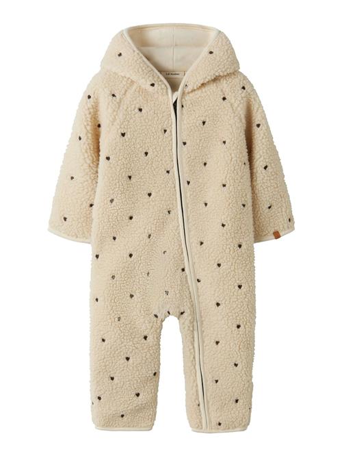 NAME IT Overall  beige / sort