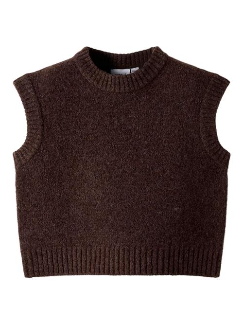NAME IT Vest  mørkebrun