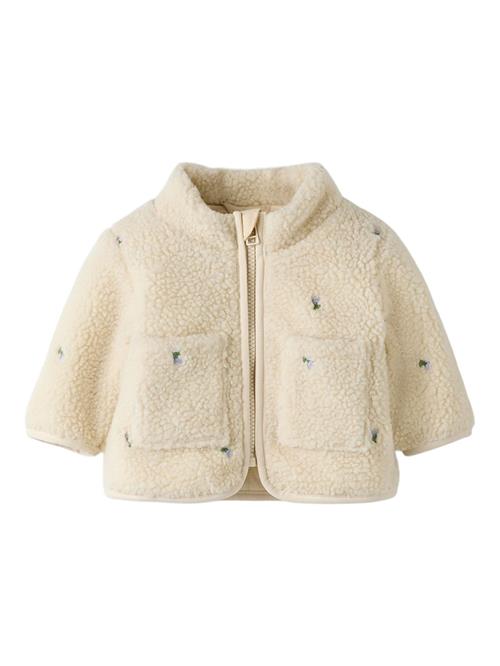 NAME IT Fleecejakke  creme / lyseblå / grøn