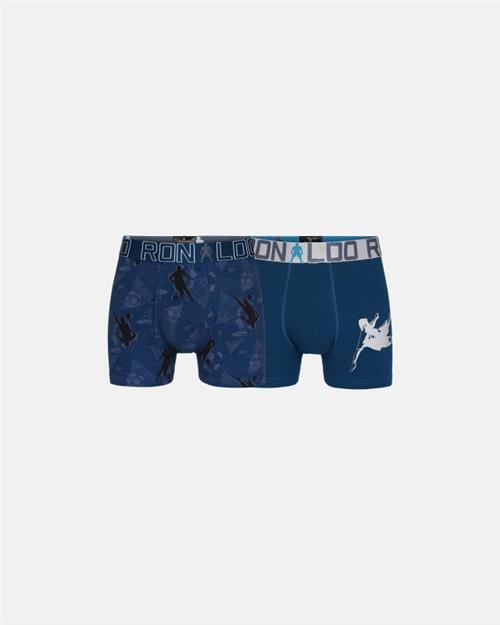 Se 2-pak "Boys Line" trunk | bomuld | navy ved Intimo