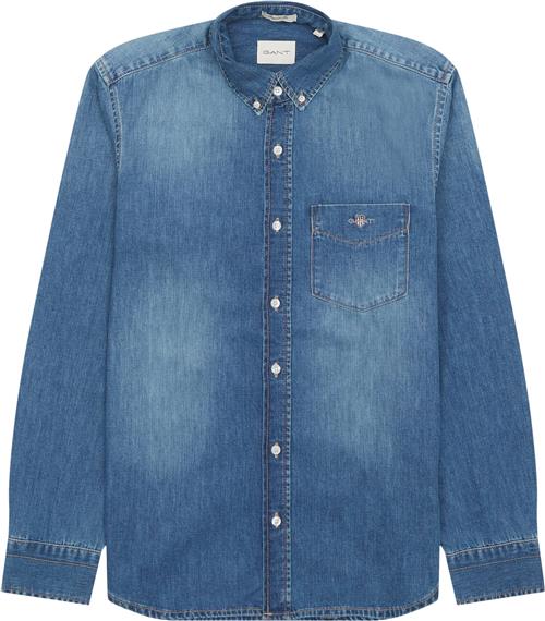 Gant REG DENIM SHIRT 3240199 Skjorter