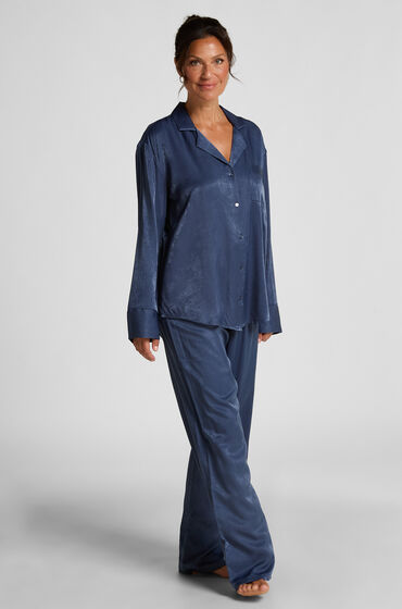 Hunkemöller Satinbukser Blå