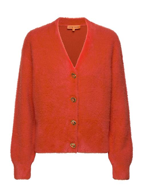 2326 Fluffy Knit, Long Sleeve Dropp STINE GOYA Red
