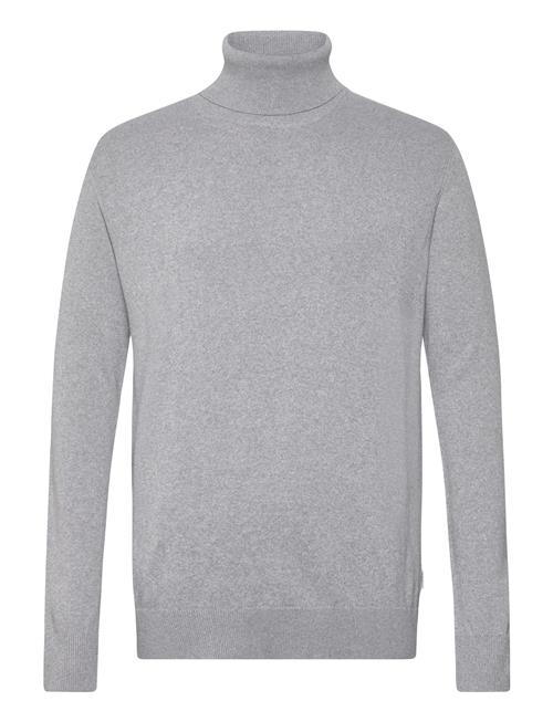 100 Recycle Knit Roll Neck Lindbergh Grey