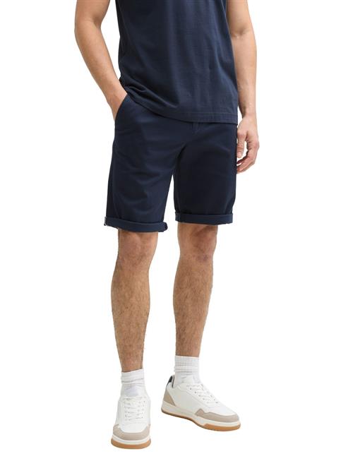Se Slim Chino Shorts Tom Tailor Navy ved Booztlet