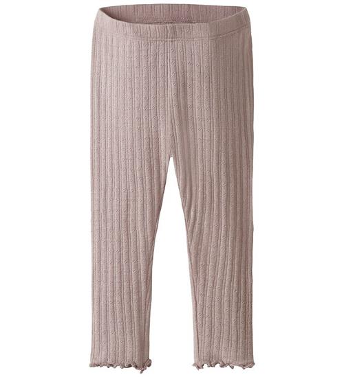Name It Leggings - Uld - Rib - NbfWossa - Shadow Gray