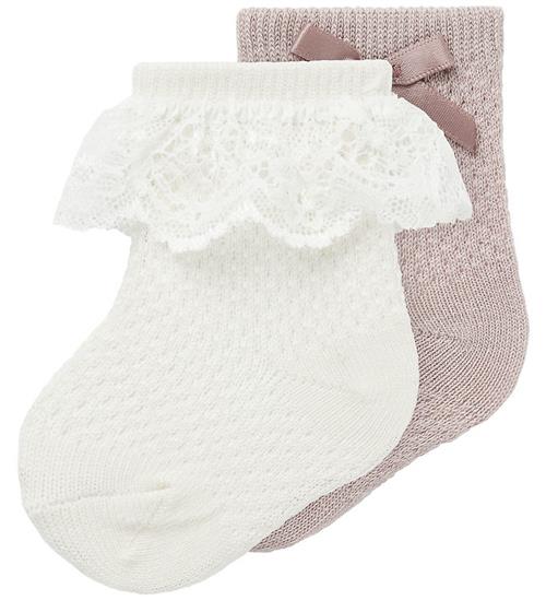 Name It Strømper - Uld/Bomuld - 2 pak - NbfWakma - Shadow Gray/1