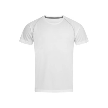 Stedman Active 140 Men Team Raglan Hvid polyester Large Herre