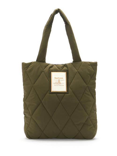 Barbour Shopper 'Mariah'  beige / oliven / hvid