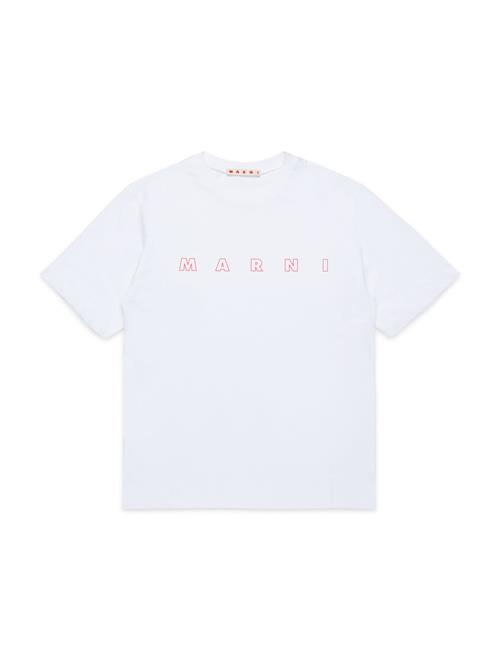 Marni Shirts  orangerød / hvid