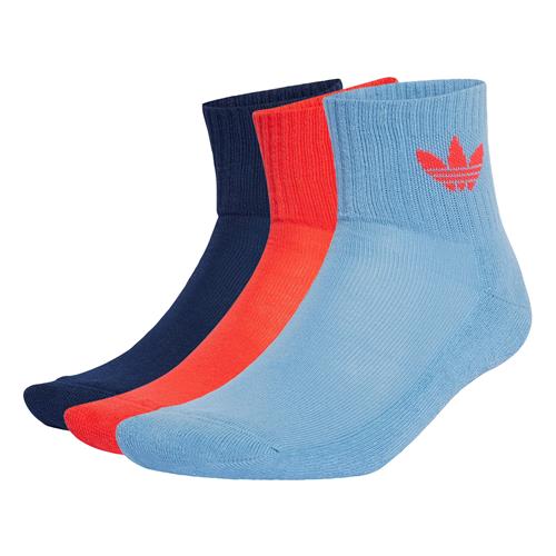 ADIDAS ORIGINALS Sokker 'Mid Crew 3 Pairs'  navy / røgblå / lys rød