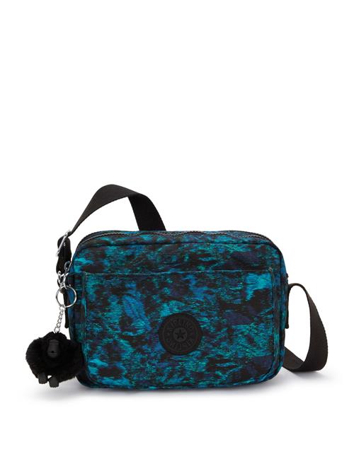KIPLING Skuldertaske 'Abanu M'  blå / turkis / sort
