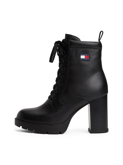 Tommy Jeans Snørestøvletter  sort