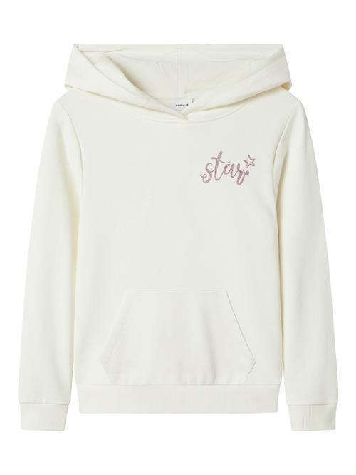 NAME IT Sweatshirt 'NKFNICA'  pink / hvid