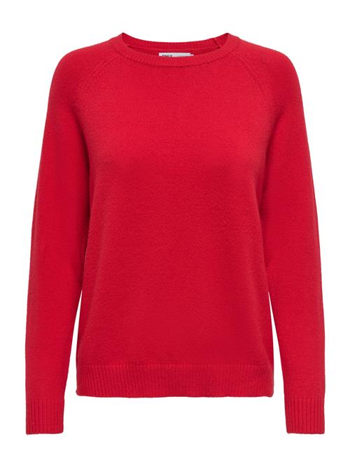 ONLY Pullover 'ONLLESLY KINGS'  blodrød