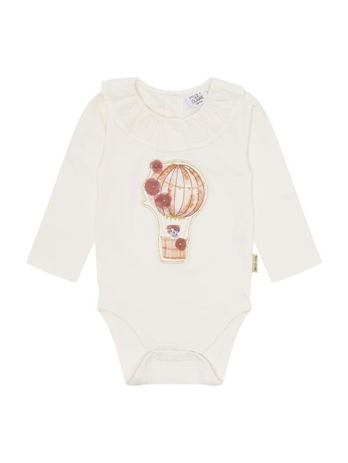 Hust & Claire Sparkedragt/Body 'Britt New'  guld / grå / magenta / uldhvid